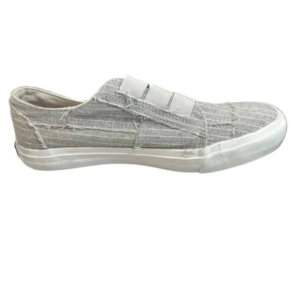 Blowfish‎ Maura canvas slip ons. Flats gray fabric size 8.5 - Picture 5 of 10